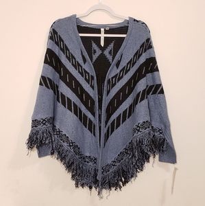 NWT! Acrylic Poncho
